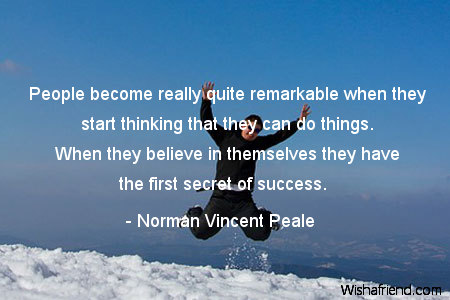 motivational-People become really quite remarkable