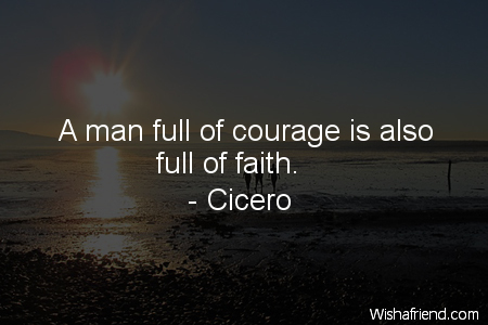 motivational-A man full of courage