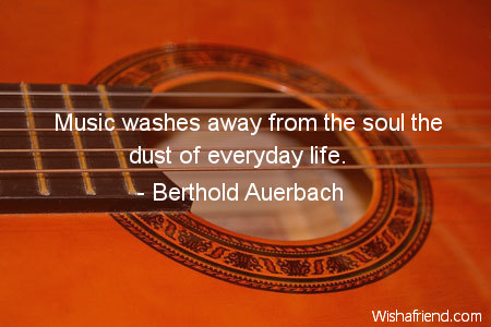 music-Music washes away from the