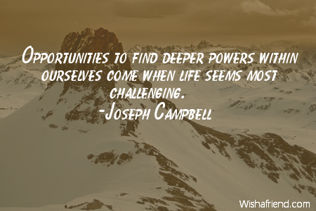 opportunity-Opportunities to find deeper powers