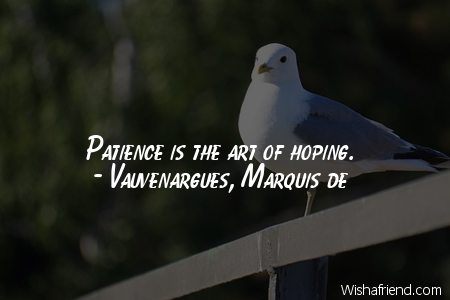 patience-Patience is the art of