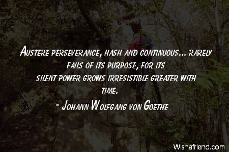 perseverance-Austere perseverance, hash and continuous...