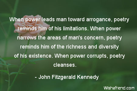 poetry-When power leads man toward