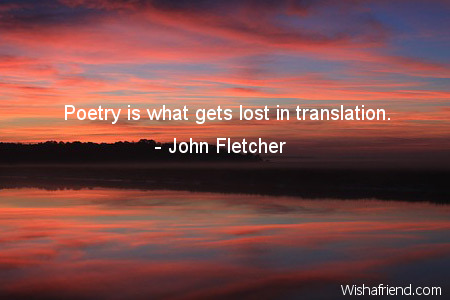 poetry-Poetry is what gets lost