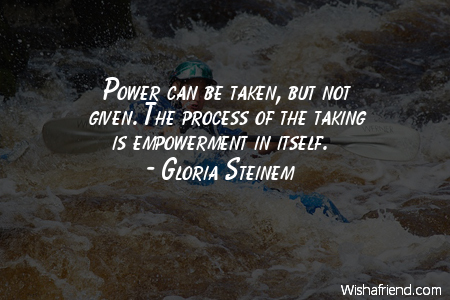 power-Power can be taken, but