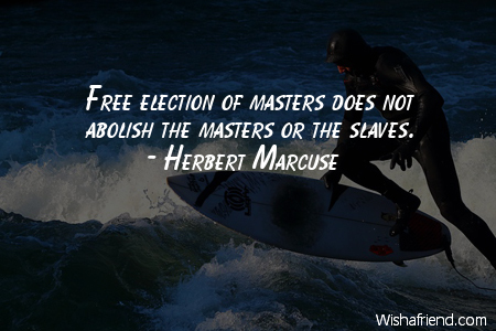 power-Free election of masters does