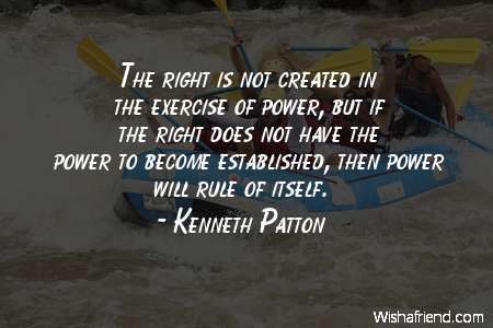 power-The right is not created