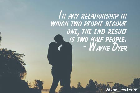 relationship-In any relationship in which