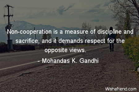 respect-Non-cooperation is a measure of