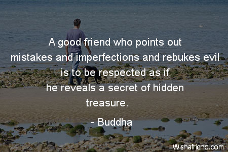 respect-A good friend who points