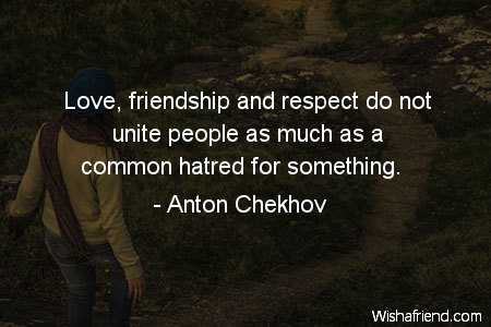 respect-Love, friendship and respect do