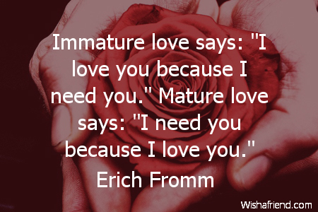 romantic-Immature love says: 