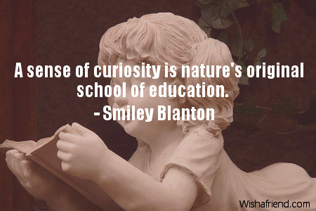 school-A sense of curiosity is