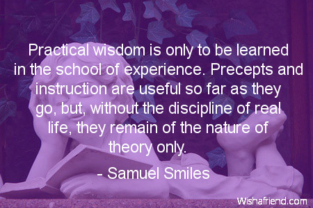 school-Practical wisdom is only to