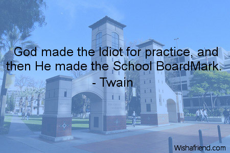 school-God made the Idiot for