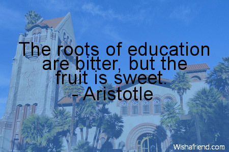 school-The roots of education are