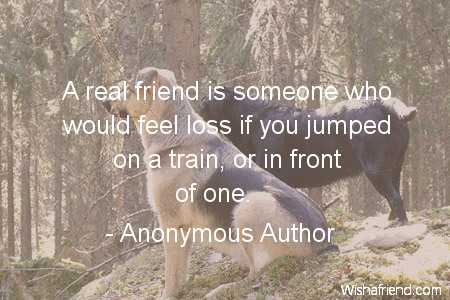 shortfriendshipquotes-A real friend is someone