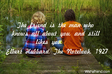 shortfriendshipquotes-The friend is the man