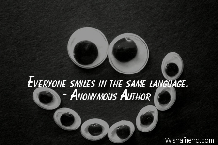 smiles-Everyone smiles in the same