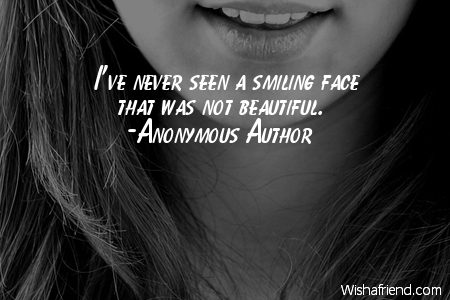 smiles-I've never seen a smiling