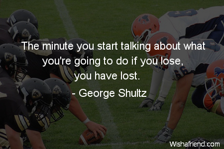 sports-The minute you start talking