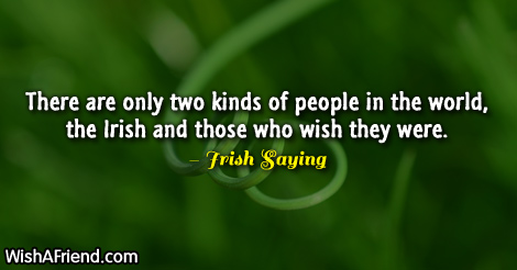 stpatricksday-There are only two kinds