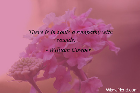 sympathy-There is in souls a