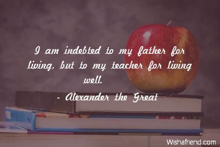 teachers-I am indebted to my