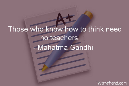 teachers-Those who know how to