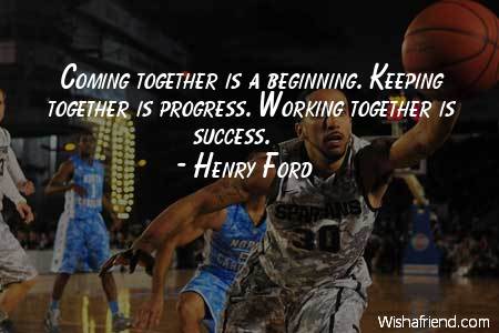 mondaymotivation Coming together is a beginning. Keeping together is  progress. Working together is success.” — Henry…