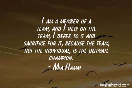 teamwork-I am a member of