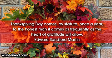 thanksgiving-Thanksgiving Day comes, by statute,