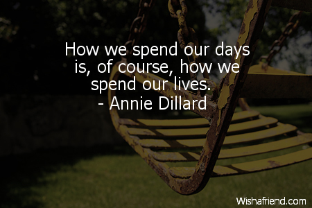 time-How we spend our days