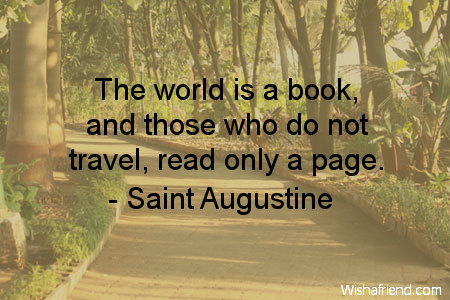 travel-The world is a book,