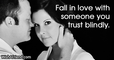 trust-Fall in love with someone