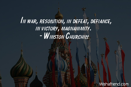 victory-In war, resolution, in defeat,