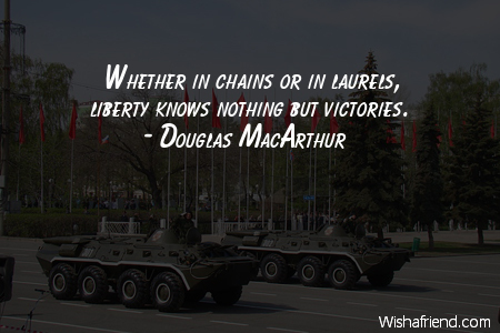 victory-Whether in chains or in