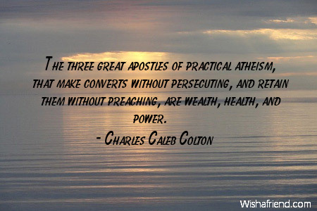 wealth-The three great apostles of