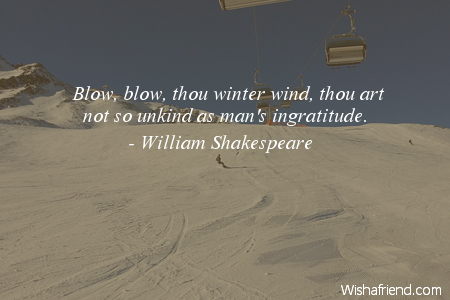 winter-Blow, blow, thou winter wind,