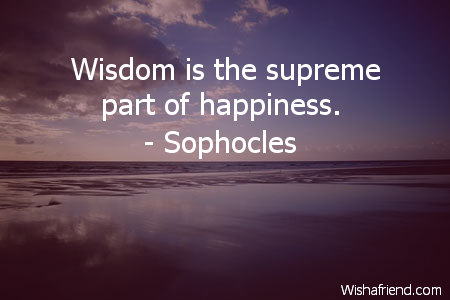 wisdom-Wisdom is the supreme part