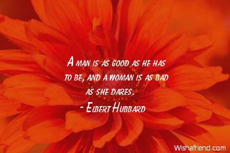 women-A man is as good