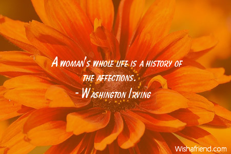 women-A woman's whole life is