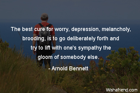 worry-The best cure for worry,