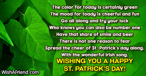 St. Patrick's Day, www.wishafriend.com