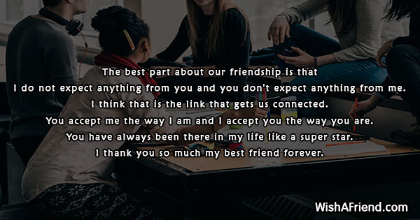 The Best Part About Our Friendship Thank You Notes For Friends The Best Part About Our Friendship Thank You Notes For Friends