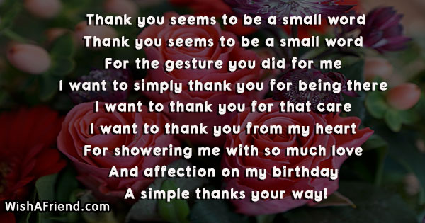 Birthday Thank You Notes