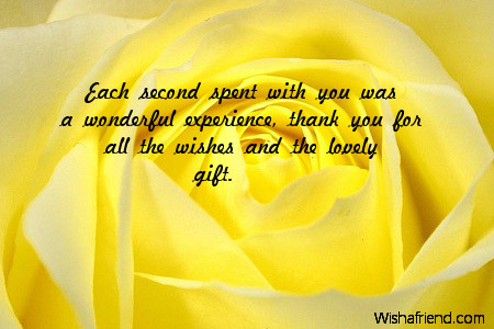 birthday thank you quotes