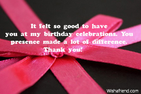 birthday thank you quotes