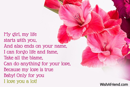 I Love You So Much Valentine Poem For Her