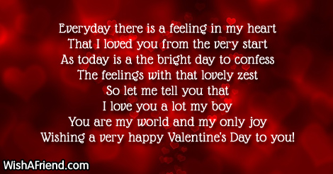 For boyfriend valentine love messages Valentine's Day